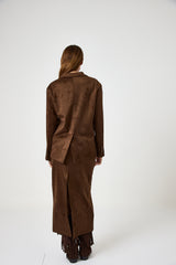 Blazer in eco suede FEDERICA BI