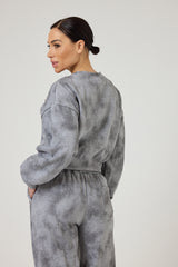 Tuta grigia tie and die FEDERICA BI