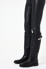 Stivale lock Nero FEDERICA BI