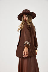 Blazer marrone FEDERICA BI