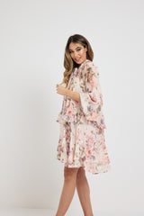 Abito in chiffon ROSA by FEDERICA BI