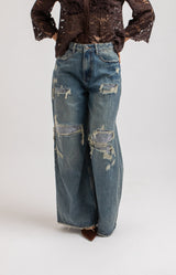 Denim jeans WIDE LEG FEDERICA BI