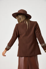 Blazer marrone FEDERICA BI