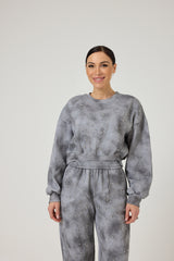 Tuta grigia tie and die FEDERICA BI