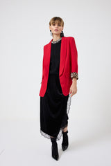 Blazer rosso FEDERICA BI