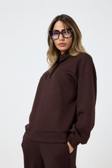 Completo tuta in punto Milano moro FEDERICA BI