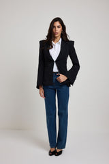 Blazer nero in cadi’ FEDERICA BI