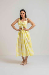 Abito FIOCCO giallo (capsule DREAM) FEDERICA BI