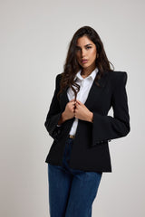 Blazer nero in cadi’ FEDERICA BI