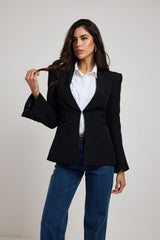 Blazer nero in cadi’ FEDERICA BI