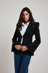 Blazer nero in cadi’ FEDERICA BI