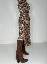 Stivale marrone frange FEDERICA BI