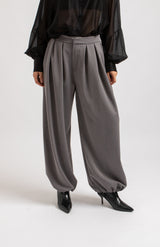 Pantalone grigio perla FEDERICA BI
