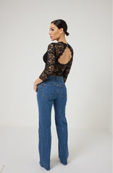 Body nero in pizzo FEDERICA BI