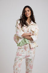 Denim leggero floreale ALLY BY FEDERICA BI