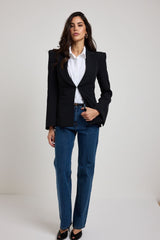 Blazer nero in cadi’ FEDERICA BI