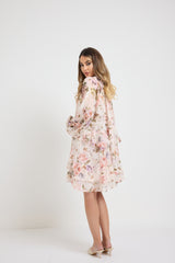 Abito in chiffon ROSA by FEDERICA BI