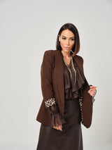 Blazer marrone FEDERICA BI