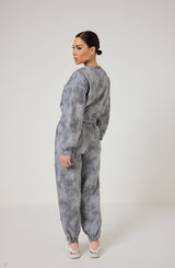 Tuta grigia tie and die FEDERICA BI