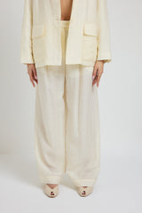 Pantalone white cream FEDERICA BI