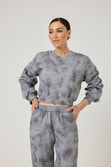 Tuta grigia tie and die FEDERICA BI