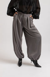 Pantalone grigio perla FEDERICA BI