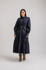 Abito FEDERICA BI in blu denim