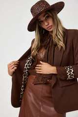 Blazer marrone FEDERICA BI