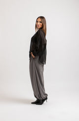 Pantalone grigio perla FEDERICA BI
