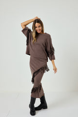 Completo maglia e gonna FEDERICA BI ( vari colori )