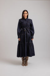 Abito FEDERICA BI in blu denim