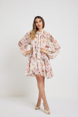 Abito in chiffon ROSA by FEDERICA BI