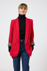 Blazer rosso FEDERICA BI