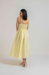Abito FIOCCO giallo (capsule DREAM) FEDERICA BI