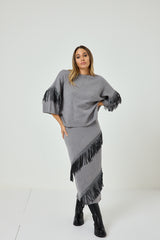 Completo maglia e gonna FEDERICA BI ( vari colori )