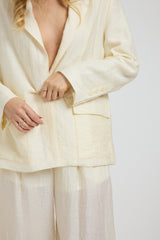 Blazer white cream FEDERICA BI