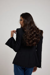 Blazer nero in cadi’ FEDERICA BI