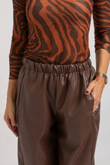 Pantalone in ecopelle glace’ FEDERICA BI