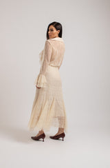 Gonna in pizzo crema FEDERICA BI