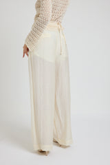 Pantalone white cream FEDERICA BI