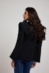 Blazer nero in cadi’ FEDERICA BI