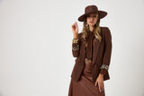 Blazer marrone FEDERICA BI
