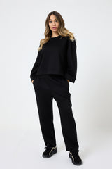 Completo tuta nera in punto Milano FEDERICA BI