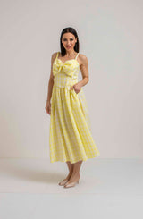 Abito FIOCCO giallo (capsule DREAM) FEDERICA BI