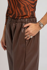 Pantalone in ecopelle glace’ FEDERICA BI