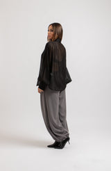 Pantalone grigio perla FEDERICA BI