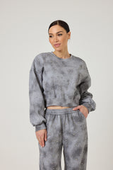 Tuta grigia tie and die FEDERICA BI