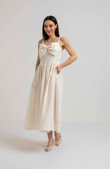Abito FIOCCO beige (capsule DREAM) FEDERICA BI
