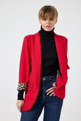 Blazer rosso FEDERICA BI