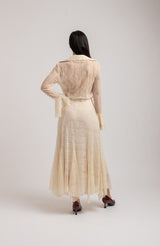 Gonna in pizzo crema FEDERICA BI